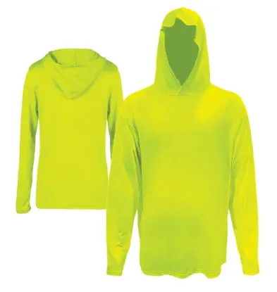 Hi-Vis Long Sleeve Performance Hoodie