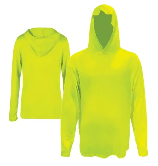 Hi-Vis Long Sleeve Performance Hoodie
