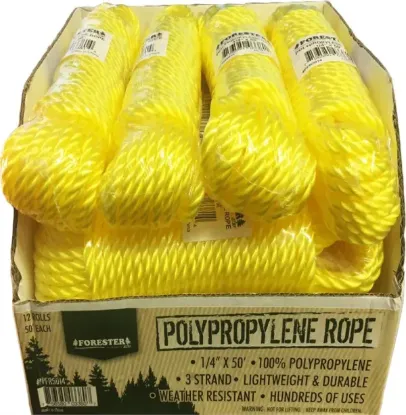 forester  50' 1/4  rope
