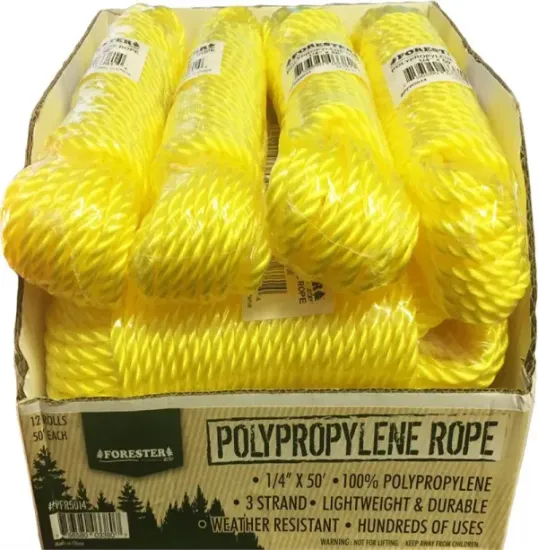 forester  50' 1/4  rope