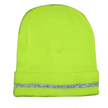 hat with reflect  tape